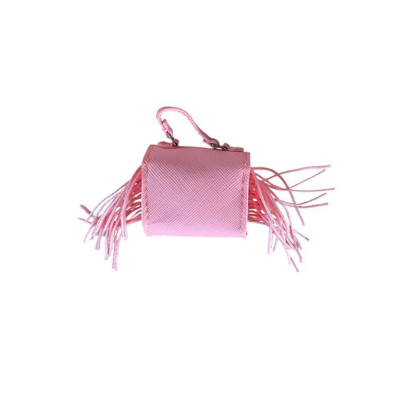 Pre-owned Zuru Mini Fashion Series 2 Peachy Pink Fringe Purse Handbag - Picture 2 of 2